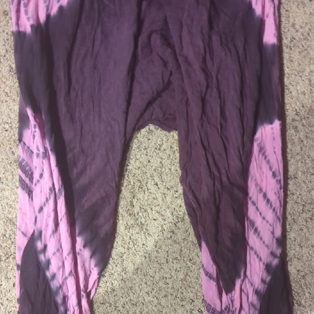 Purple and Pink Tie-Dye Women One Piece - Picture 11 of 13